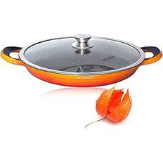 Non-stick Paella Pans Intignis Paella with Safe Lid 36 cm