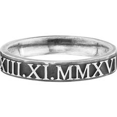 Argent - Homme Bagues Caï Bague pour hommes 132270822-066 925 Argent Noir