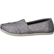 Mokka Lave sko Toms Iridescent Glimmer Alprg Silver