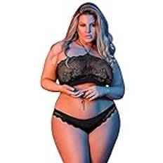 Magic Silk Halterneck BH Sæt Sort