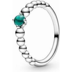 Pandora Blue Rings Pandora May Birthstone Beaded Ring Ring Green