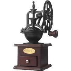 Coffee Grinders Manual Grinder Antique Cast Iron Hand Crank Coffee Mill With Grind & Catch Drawer