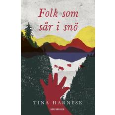 Folk som sår i snö Tina Harnesk