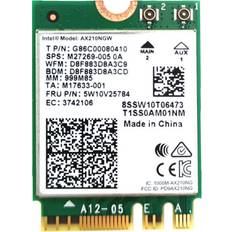 Mini PCIe Wireless Network Cards Intel Ax210 wifi 6e network card 3000mbps wireless bluetooth 5.2 for windows 11 linux