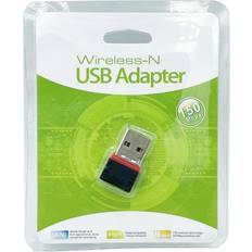 Nätverkskort & Bluetooth-adaptrar Gembird Trådlöst nano WiFi USB-nätverkskort 150 Mbps