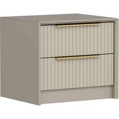 Beige Sengebord Hanah Home Florya Grå Sengebord 45x45cm