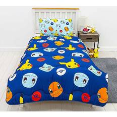 Pokémons Kid's Room Pokémon Pokemon Badges 10.5 Tog Single Coverless Duvet Cover Set
