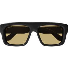 Gucci Gul Solbriller Gucci Stilfulde Solbriller Til Modebevidste - Brun