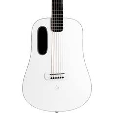 Acoustic Guitars Lava Music Blue Original Acoustic White Folk Guitar