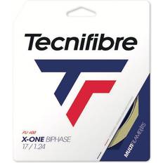 Badminton Tecnifibre Cordage De Tennis Multifilaments X One Biphase 1.24 mm Naturel