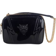 Lack Axelremsväskor Philipp Plein Women's Patent Leather Crossbody Bag - Black