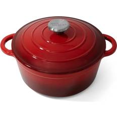 Red Casseroles Joeji’s Joejis Red Cast Iron with lid