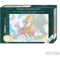 Close Up Europakarte Puzzle 1000 Teile Englisch 68 x 48 cm