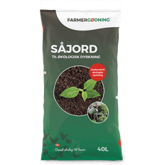 Farmergødning Såjord 40ltr. Godkendt Jord Plantejord
