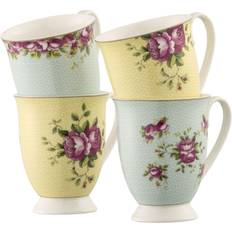 Aynsley China Archive Rose Mugs