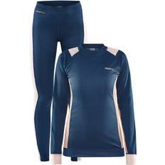 Blauw - Vrouw Ondershirt Sets Craft Core Dry Baselayer - Dames Thermoset