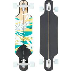 Mehrfarbig Longboards OXELO Longboard 100 Drop Floral