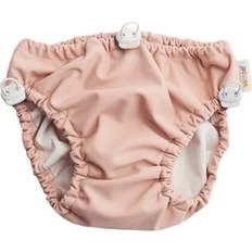 Flickor Badkläder Barnkläder ImseVimse Swim Diaper Drawstring Powder Pink