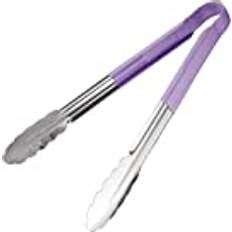 Noir Pinces de cuisine Hygiplas Service Code Couleur 300 mm Violette - Violet Pince de cuisine