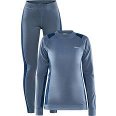 Blå - Træningstøj Svedundertøjssæt Craft Core Dry Baselayer Set - Blue