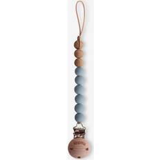 Blauw Fopspeenhouders Mushie Pacifier Clip Eva Cloud