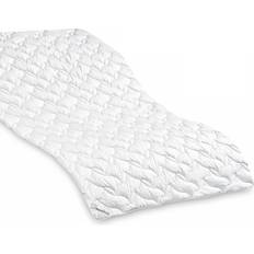 Protège-matelas Baumwollauflage Matratzenauflage Unterbett 180x200 cm 100% Baumwolle Kochfest Protège-matelas Blanc (200x180cm)