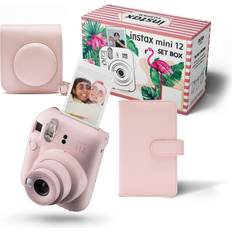 Fuji film Instax Mini 12 big bundle pink digital camera