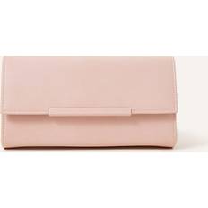 Pink Clutches Accessorize Clean Bar Clutch Bag Nude One Size