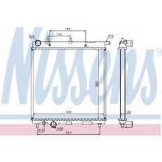 CPU Water Coolers Nissens 61279 Radiator Thermal engine cooling