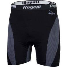 Rogelli Sottopantaloncini con camoscio Unisex - Nero