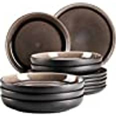 Servizi da Tavola MÄSER Set Di Piatti Moderni Per 6 Persone Look Vintage Servizio da Tavola