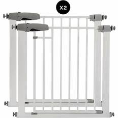 Callowesse freedom baby gate – unique magnetic two-lock system 76-83cm, 2pk