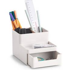 Bestikskuffer på tilbud Zeller Organizer Na Biurko Z Plastiku 11.2 x 15.5 x 9.5 cm Bestikskuffe