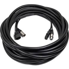 Perfex IEC & XLR Multi-kabel DMX 10m