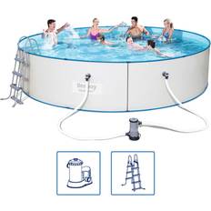 Bestway hydrium Bestway Hydrium Swimming Pool Set Steel Frame Round 460x90 cm 56386