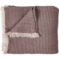 Nordisk tekstil Waffle Plaid ND Carisma Tæppe Brun (180x130cm)