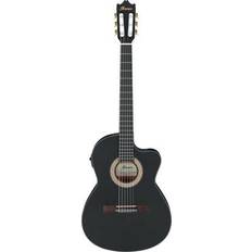 Instrumentos Musicales Ibanez Classical GA5MHTCE Acoustic Electric Guitar, Weathered Black Open Pore