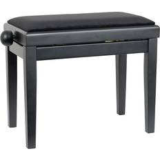 Innox PB 40BK-M Piano Bench Matt Black with Black Fabric