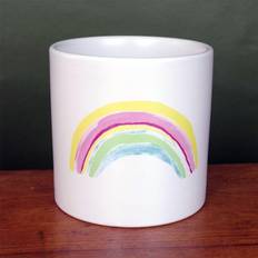 Ceramic Rainbow Planter Plant Pot
