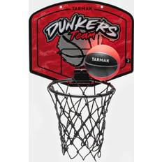 Basketball Tarmak Kids'/adult Mini Basketball Hoop Sk100 Dunkers Red/silver