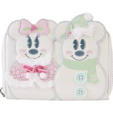 Loungefly Wallets & Key Holders Loungefly Disney Mickey & Minnie Pastel Snowman Geldbörse mit Reißverschluss, Mehrfarbig/Meereswellen Ocean Tides, Einheitsgröße, Geldbörse