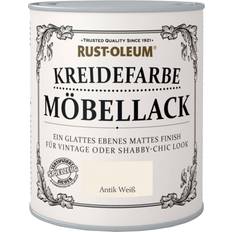 Rust-Oleum Möbellack Kreidefarbe Holzschutzmittel Antique White 0.75L