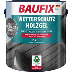 Baufix Weather Gel Lasurfarbe Grau 2.5L