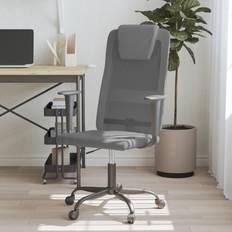 Grey Office Chairs vidaXL Mesh Office Chair