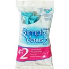 Accesorios de afeitado Gillette Venus 2 Simply 6-pack