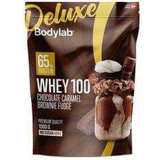 Bodylab Chokolade Proteinpulver Bodylab Whey 100 Deluxe Chocolate Caramel Brownie Fudge