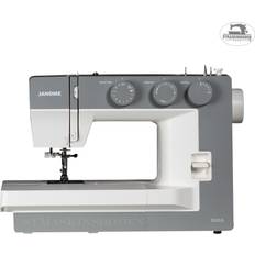 Janome Máquinas de Coser Janome Máquina de Coser 1522 con 22 Tipos de Puntadas y Ojal Automático Gris Claro