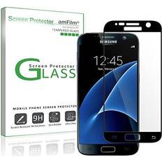 AmFilm Skärmskydd AmFilm galaxy s7 screen protector, full cover tempered glass screen protector