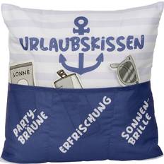 Polyester Kopfkissen Osterdeko, Sofahelden Komplettes Dekokissen Blau (109.2x109.2cm)