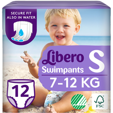 Elastan Badebleer Børnetøj Libero Svømmeble 7-12 kg 12 stk